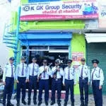 Gk group security company logo